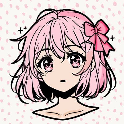 anime girl face