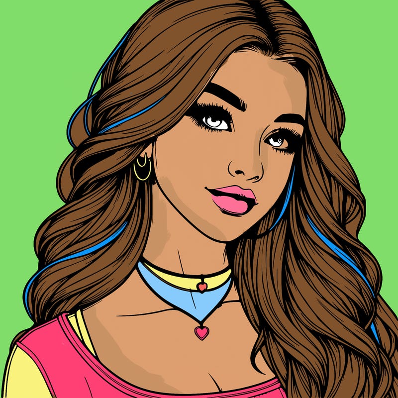 detailed realistic girl