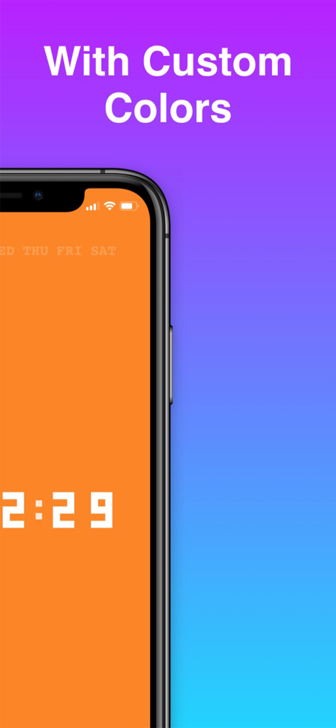 Loud Alarm Clock LOUDEST Sleep - A smartphone screen displaying the Loud Alarm Clock app with a custom orange background and digital time display