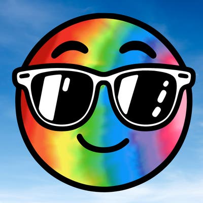 emoji with sunglasses