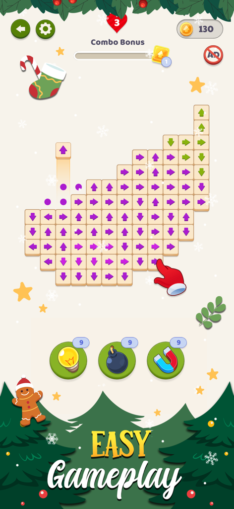 Color Tap: Art Unblock Puzzle - Relaxing Christmas themed block puzzle gameplay from Color Tap Art Unblock Puzzle