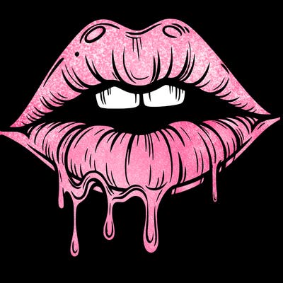 lips that look realistic and drip