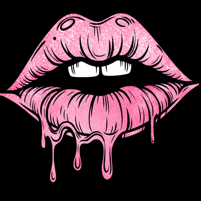lips that look realistic and drip