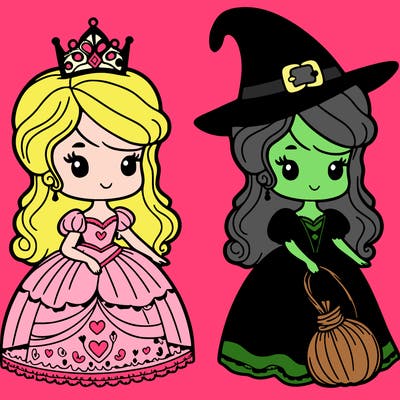 princess as a witch
