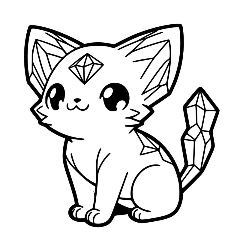 crystal kitten