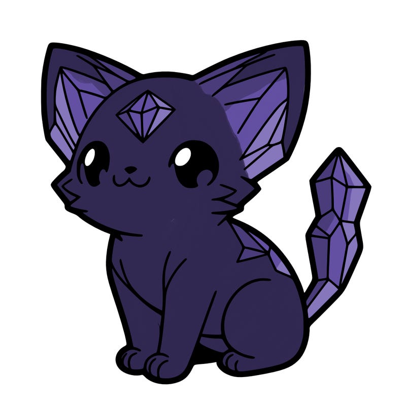crystal kitten