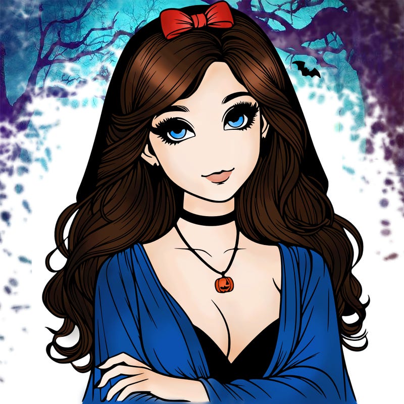 halloween realistic girl