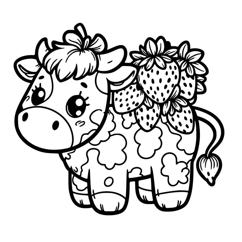 strawberry cow