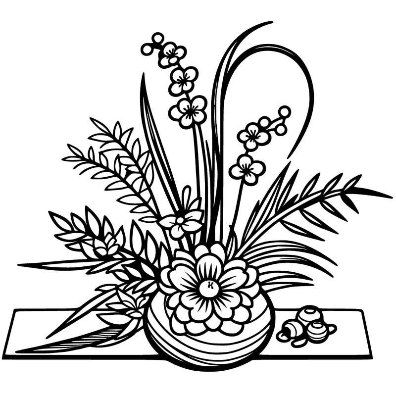 ikebana japanese floral art