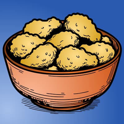 bowl of fried chicken