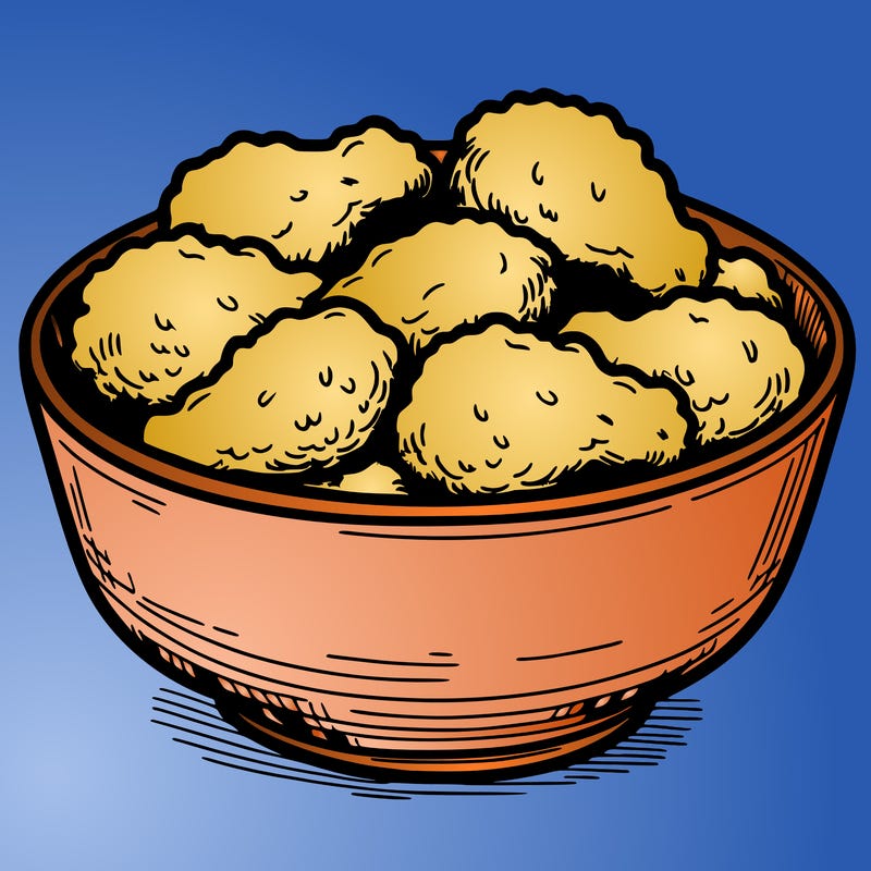 bowl of fried chicken