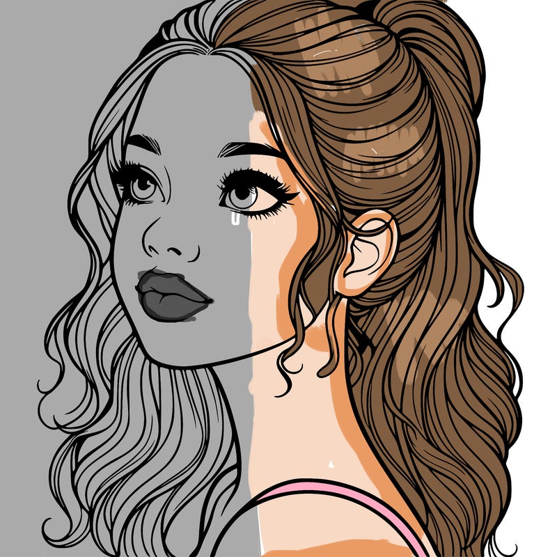 beautiful realistic girl