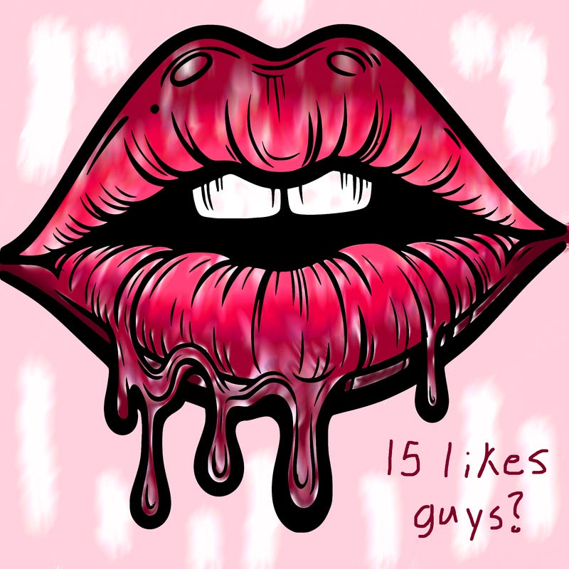 lips that look realistic and drip