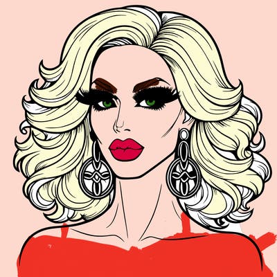 realistic drag queen