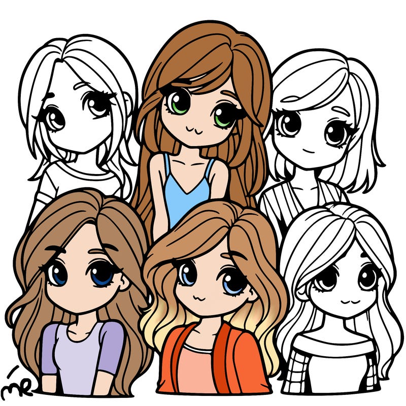 5 girls