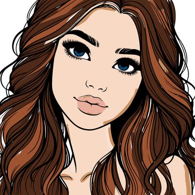 beautiful realistic girl