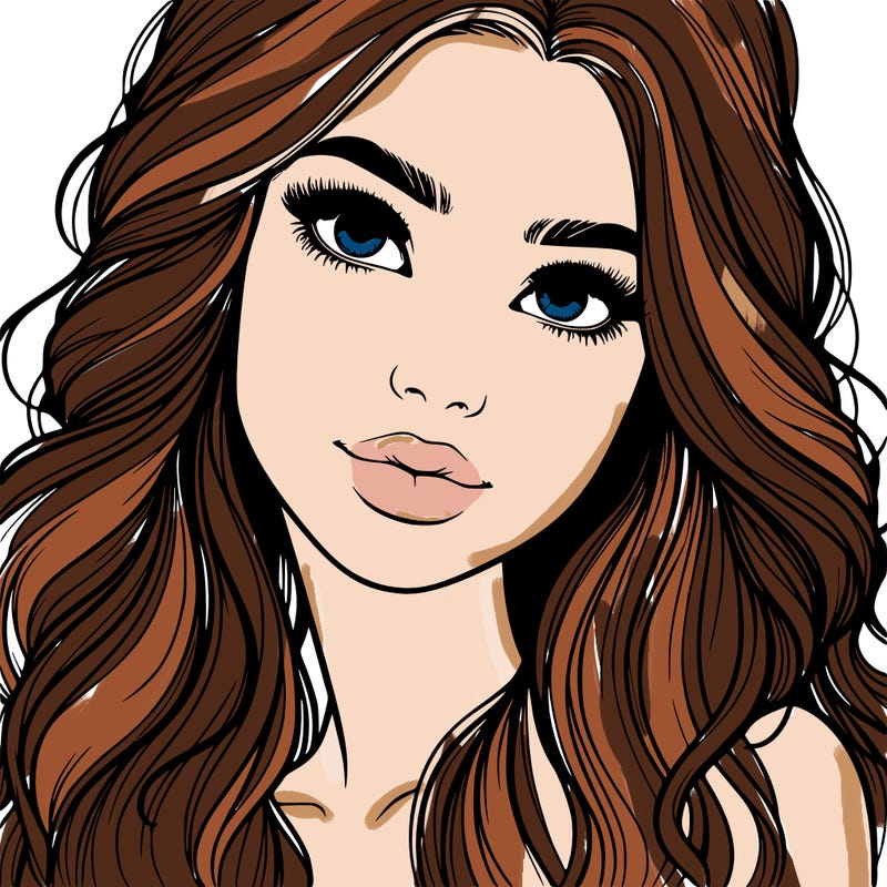 beautiful realistic girl