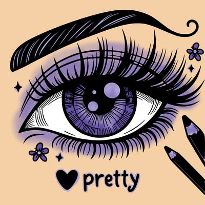 pretty eye