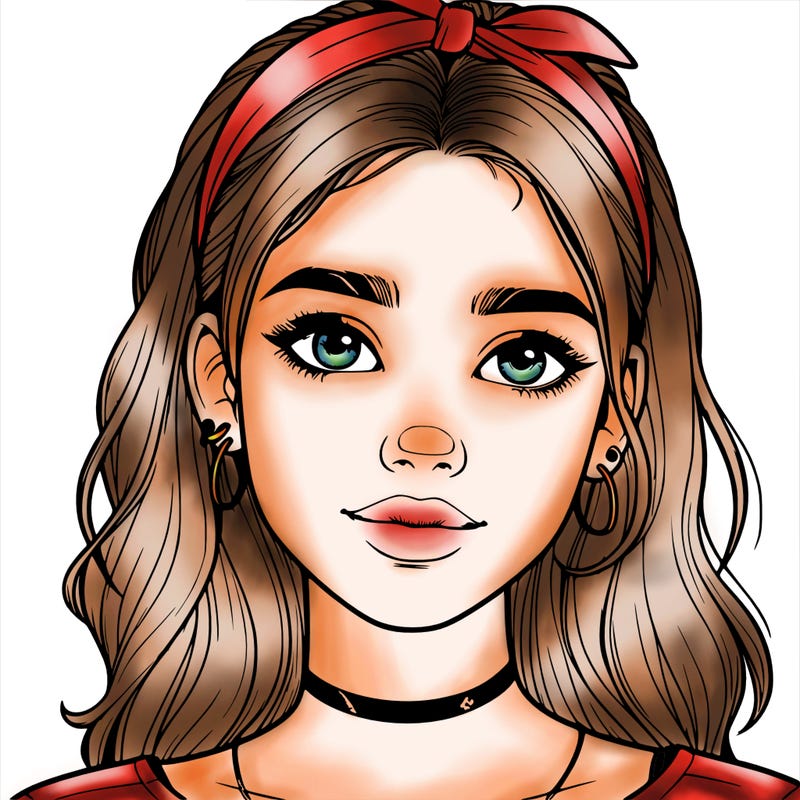 realistic teenage girl