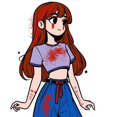 girl in a cute crop top