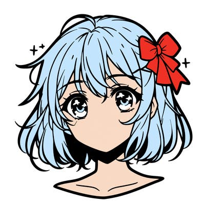 anime girl face