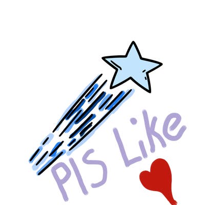 a shooting star in the sky