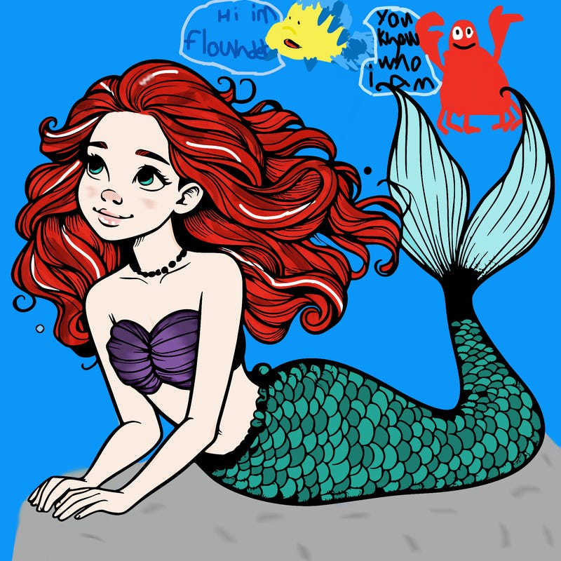 a realistic mermaid