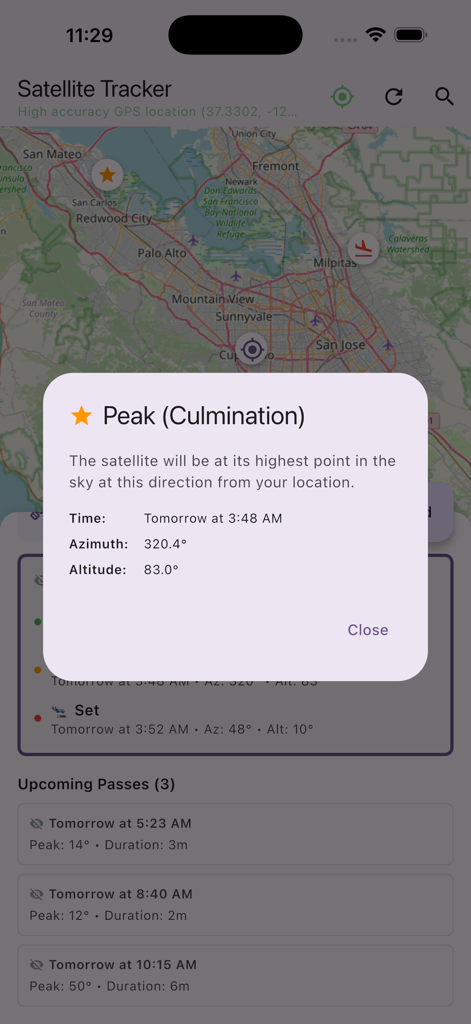 Satellite Passes - Education App | MWM