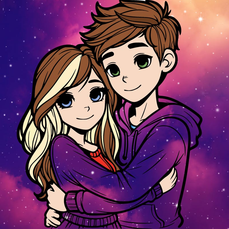 boyfriend and girlfriend hugging