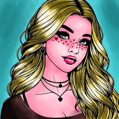 detailed realistic girl