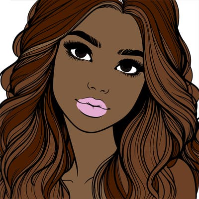 beautiful realistic girl