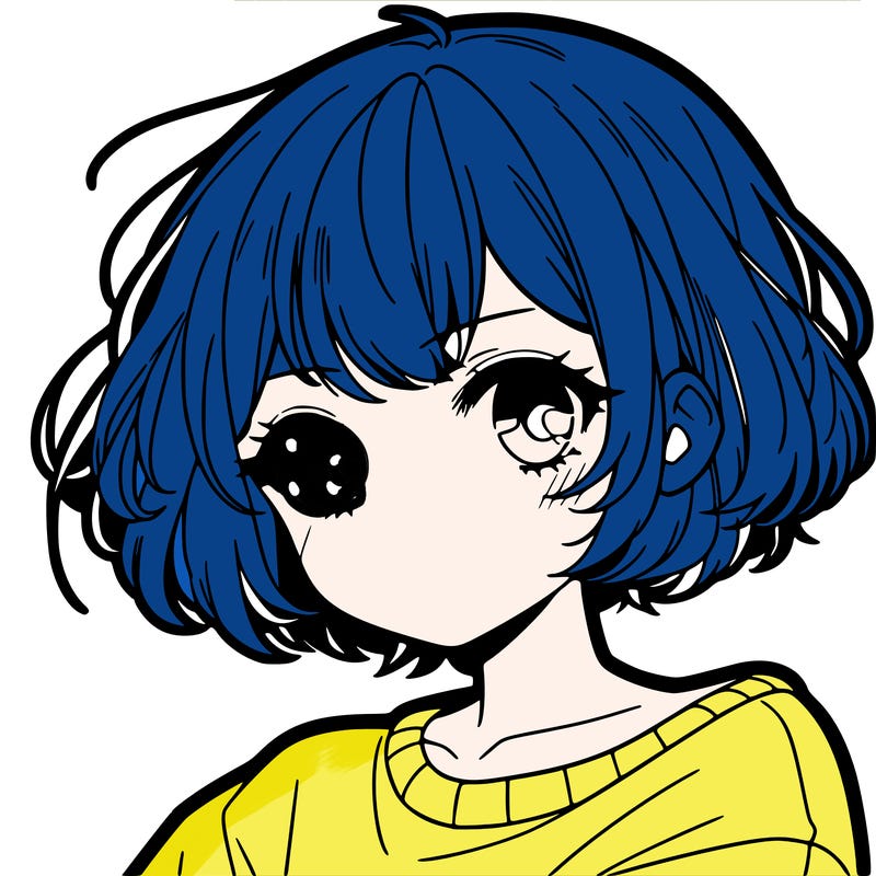 cool anime girl with short hair