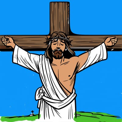 jesus on the cross