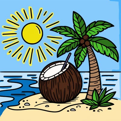 summer  coconut