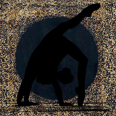 girl doing gymnastics