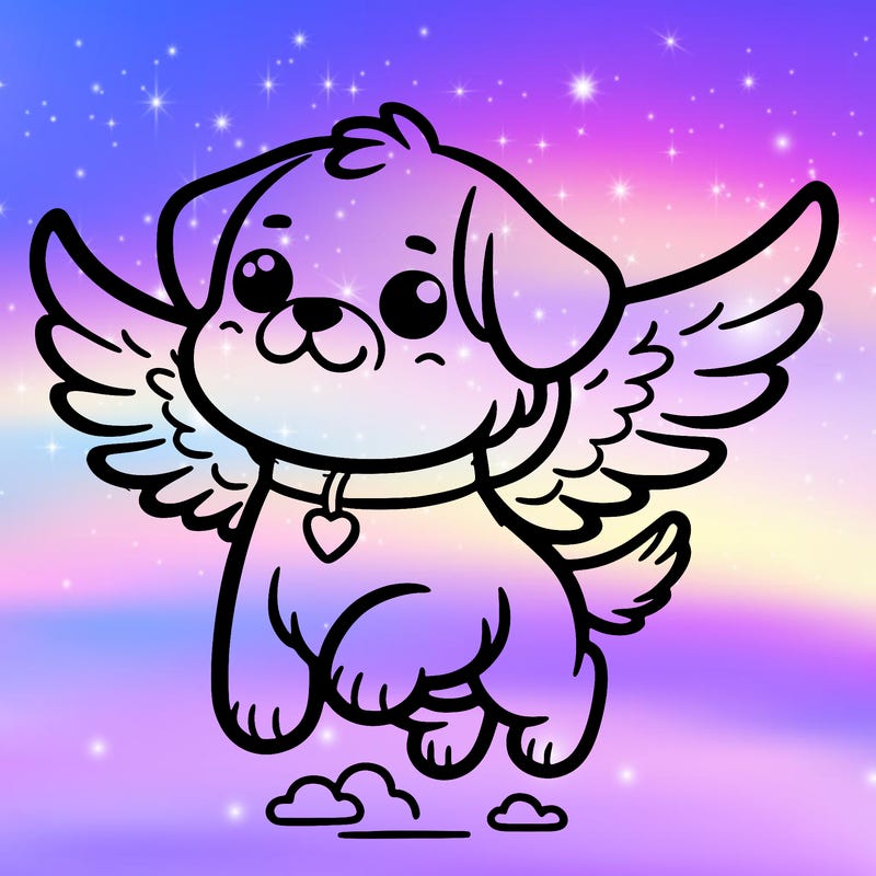 dog with wings