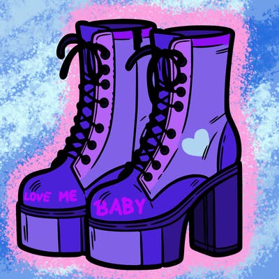 boots with a heel bottom