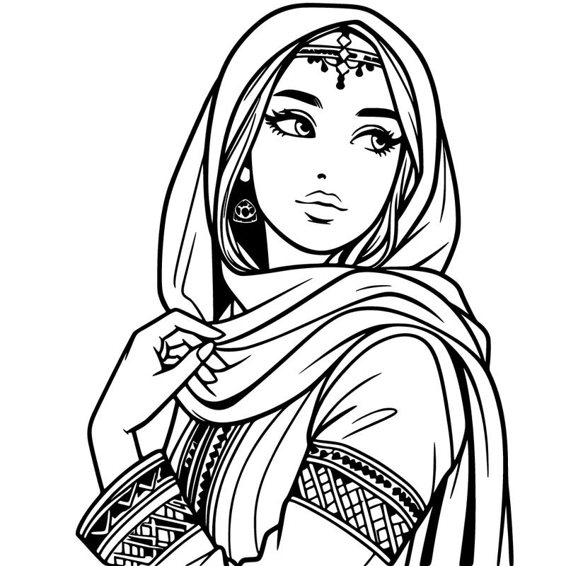 an algerian femme fatale