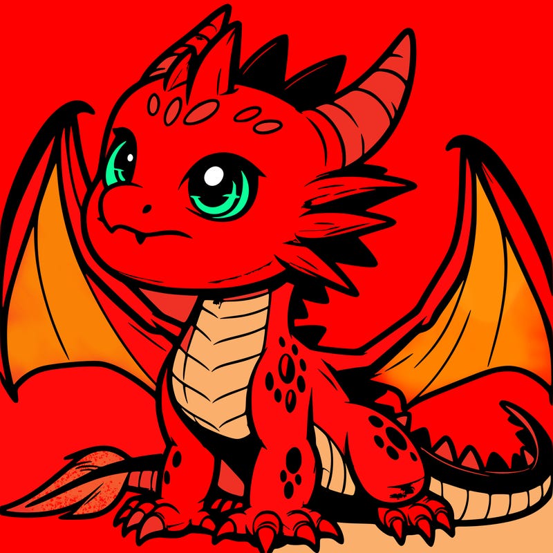fierce baby night dragon
