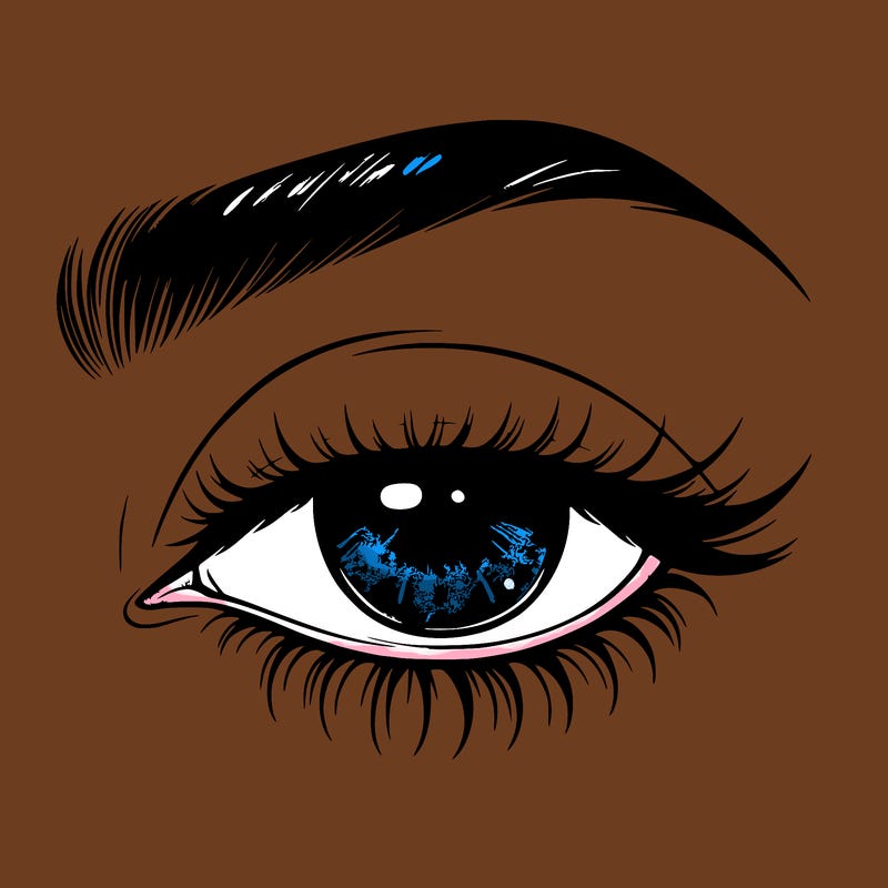 eye closed realistic