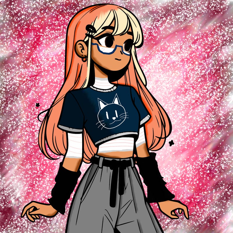 girl in a cute crop top