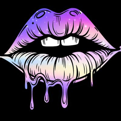 lips that look realistic and drip