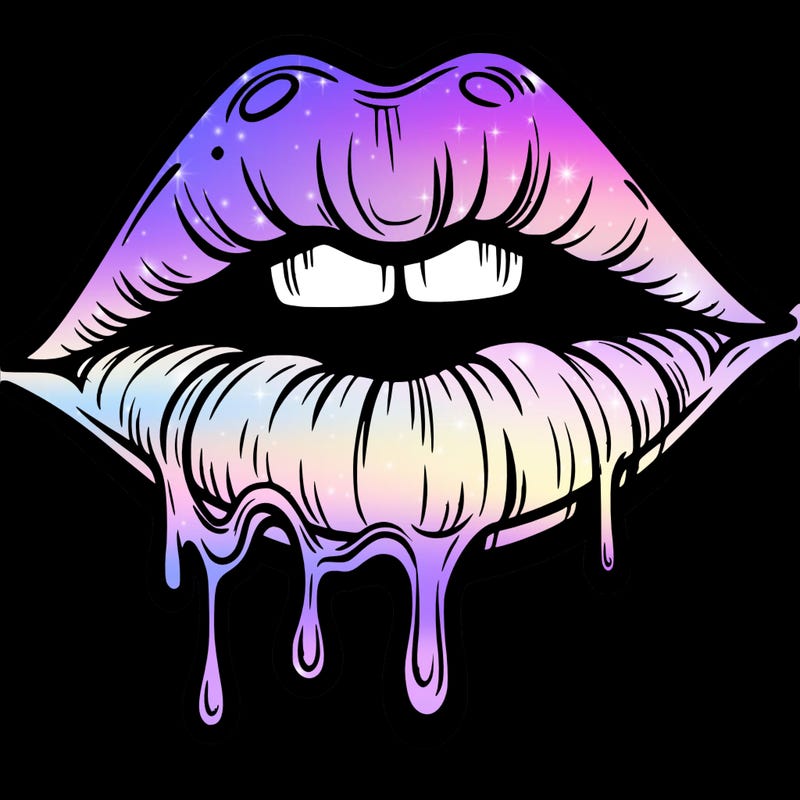 lips that look realistic and drip