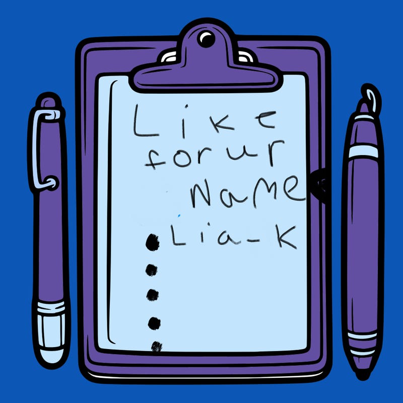 blank clip board with pen