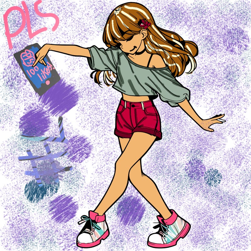 realistic girl danceing