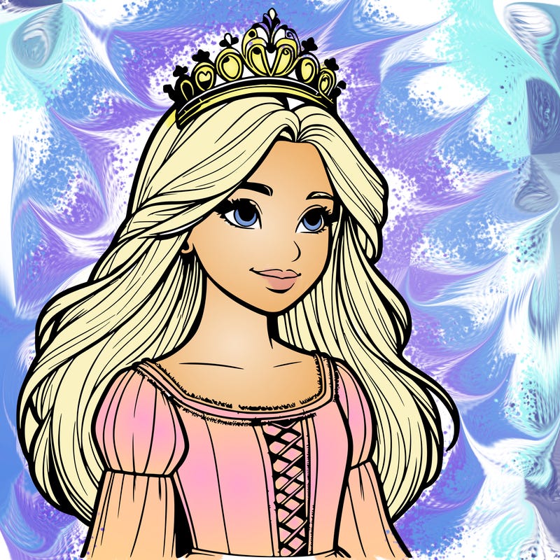 a realistic medieval princess with a tiara