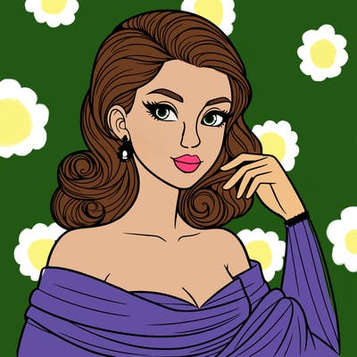 an elegant woman