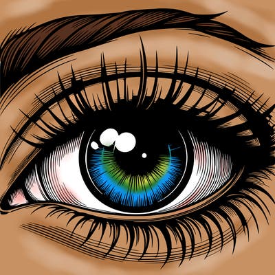 realistic eye