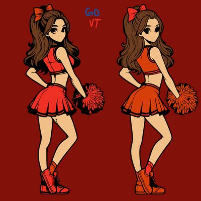 realistic cheerleader