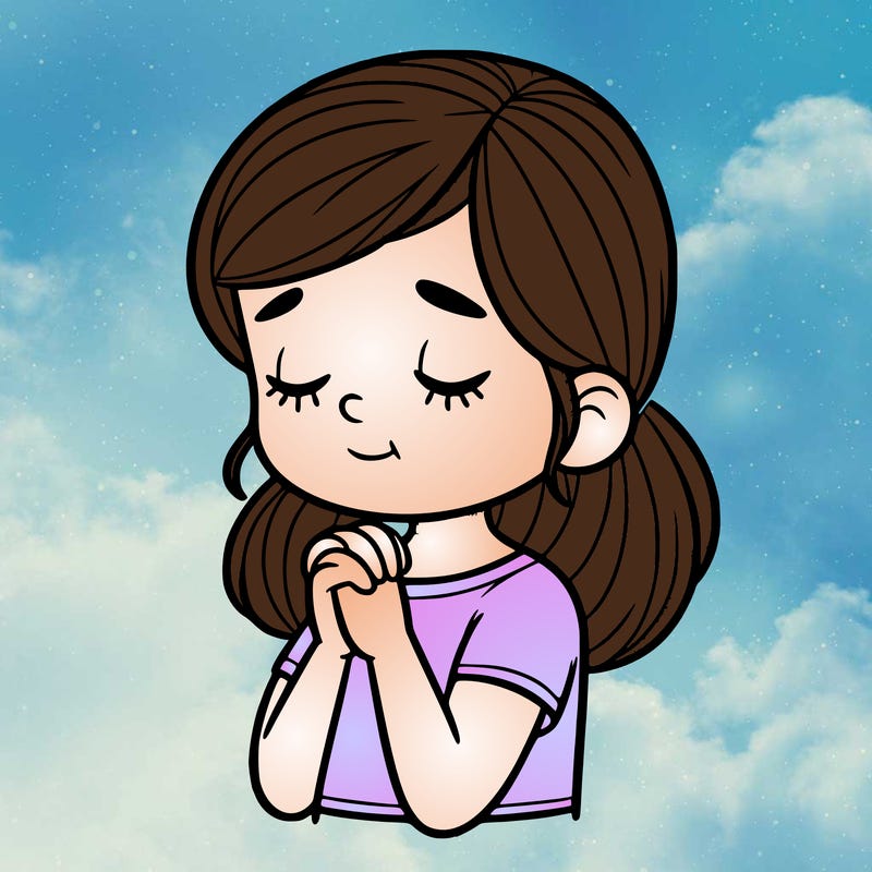 girl praying